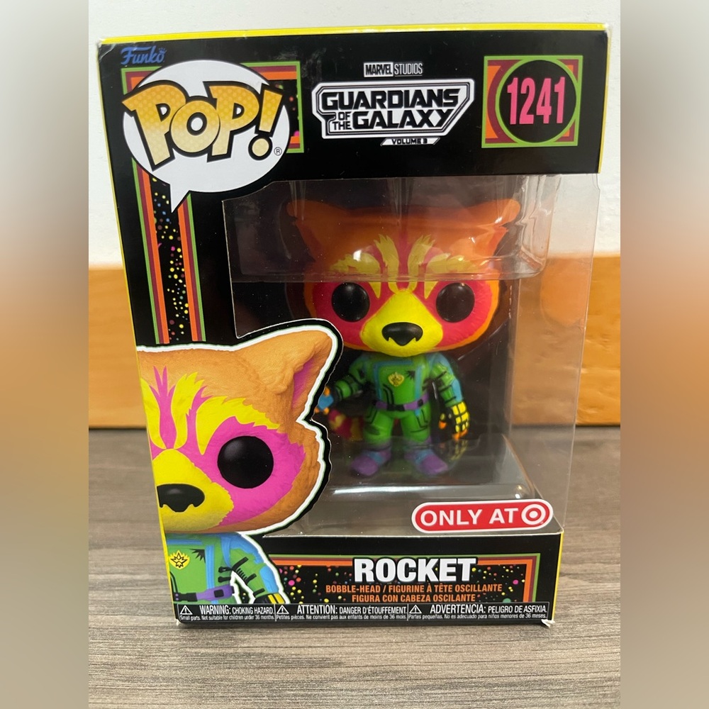 Funko Pop! Vinyl: Marvel - Rocket - Target Exclusive #1241 NEW IN BOX!